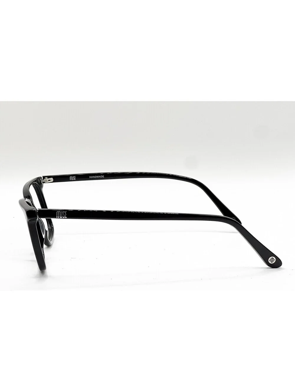 Muse 39-P9488 Shiny Black Rectangle Authentic Eyeglass Frames 54-17-145